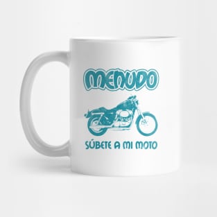 Súbete a mi Moto Blue Mug